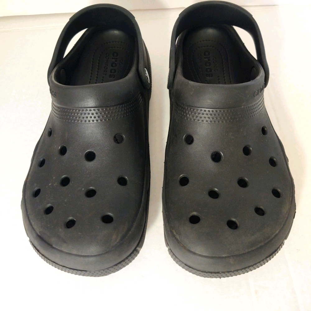 CROCS Classic Clog  BLACK ~W Size 9~ Men’s 7